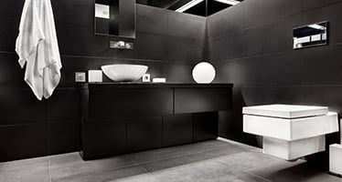 Minimalist Bathroom Design — Plumbers & Electricians in Shellharbour, NSW